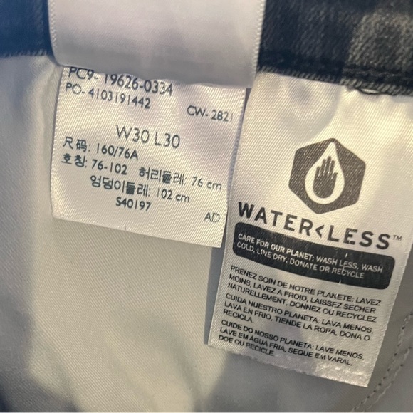 Levi’s Skinny Black Denim Jeans Size 30 x 30 - Picture 5 of 7